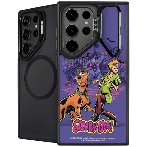 Scooby-Doo Shaggy and Ghost Clown Galaxy S25 Ultra Kickstand Case